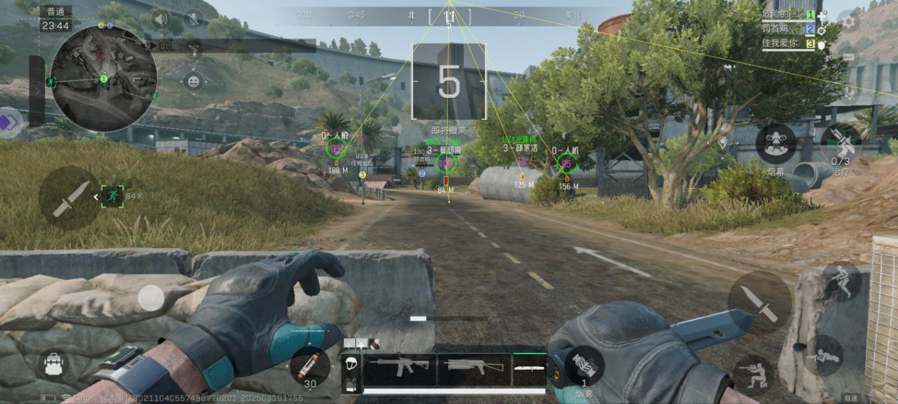 三角洲行动魅蓝蝶实战指南：四排分工明确，突击+狙击默契团灭特遣队员满编