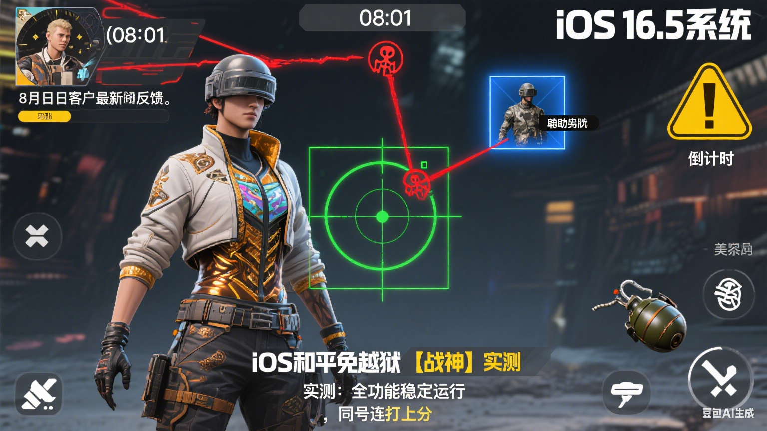 iOS 和平免越狱【战神】：8 月 1 日客户最新反馈图出炉，全功能加持稳定同号